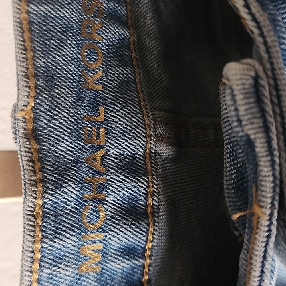 Michael Kors Light Blue Flare Jeans - Picture 3 of 5